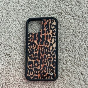 Wildflower iPhone 13 leopard case